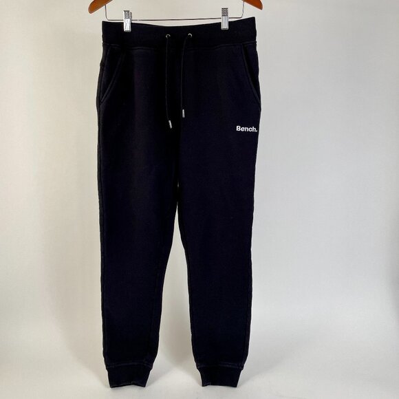 Men's Bench Track Pants Joggers, Black, Size Small - Picture 1 of 7